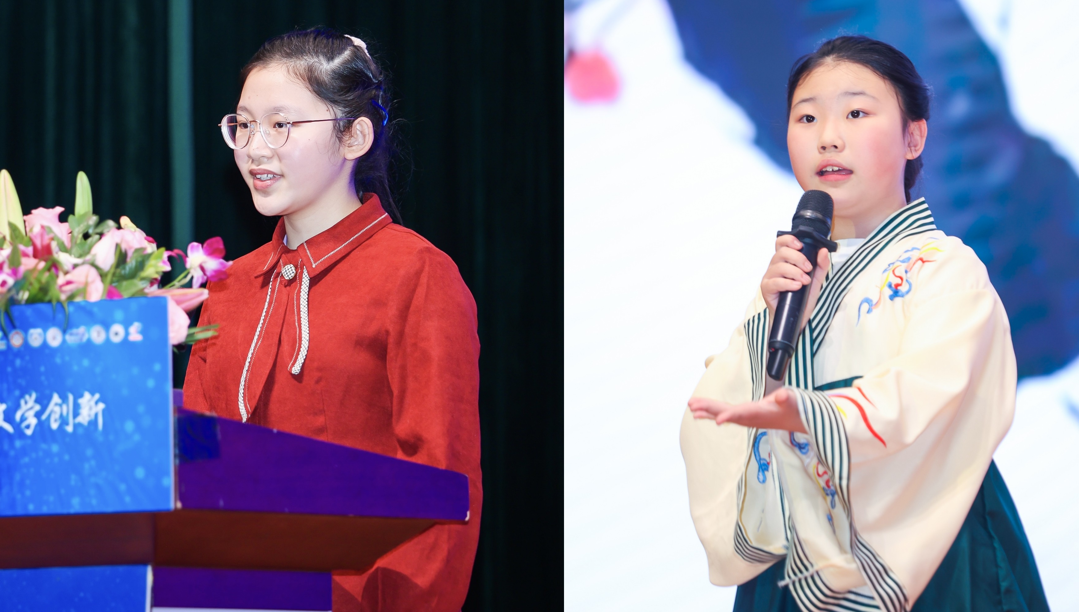 獲獎代表李睿頤、張文瑄帶來了精彩的表演